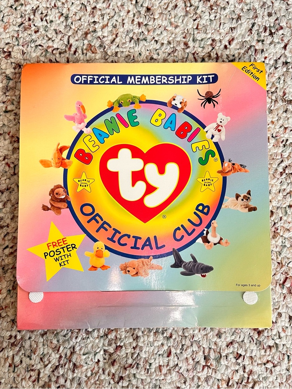 TY Beanie Babies Official Club Membership Kit - Rainbow Colors